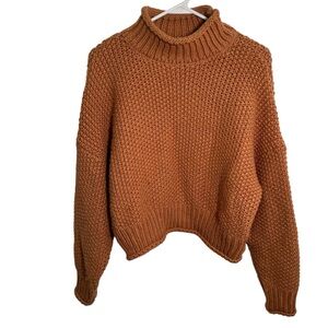 Etophe Studios Mock Neck Sweater Rust S/M